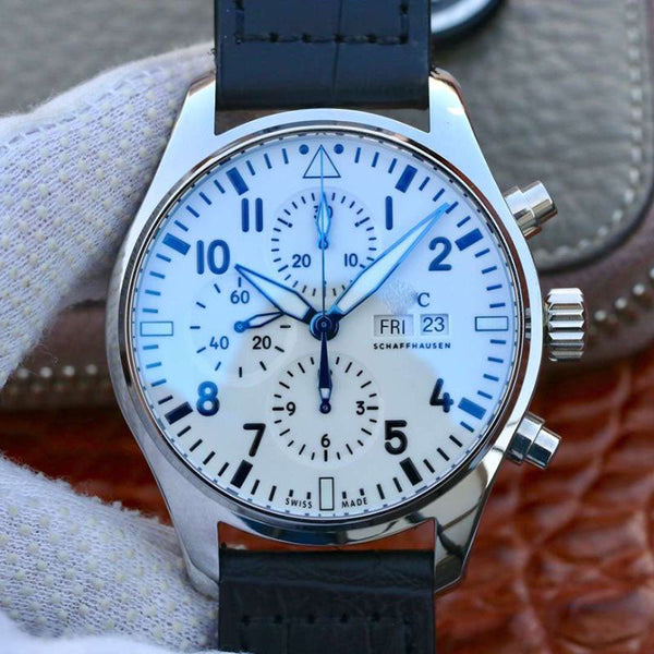 PILOT CHRONOGRAPH IW377725 ZF FACTORY WHITE DIAL