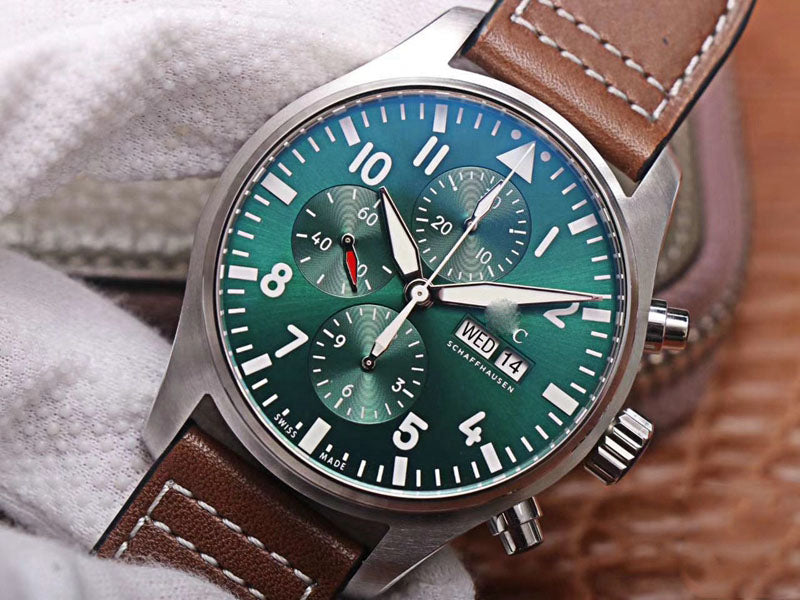 PILOT CHRONOGRAPH IW377726 ZF FACTORY GREEN DIAL